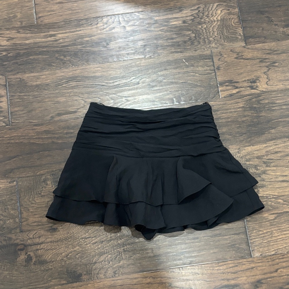 Black flowy skirt